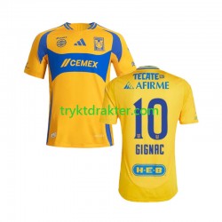 Herre Tigres UANL drakt Gignac 10 Hjemme 2024-2025 Korte Ermer Herre Tigres UANL drakt Gignac 10 Hjemme 2024-2025 Korte Ermer