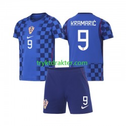 3-13 år Barn Kroatia drakt Andrej Kramaric 9 Borte VM 2026 Korte Ermer