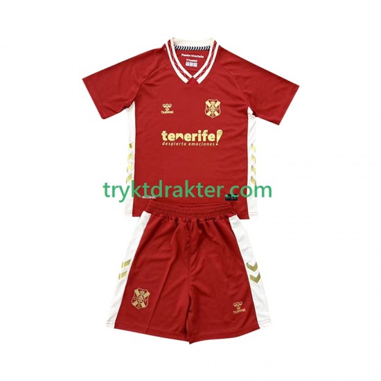 3-13 år Barn drakt CD Tenerife Borte 2025-2026 Korte Ermer