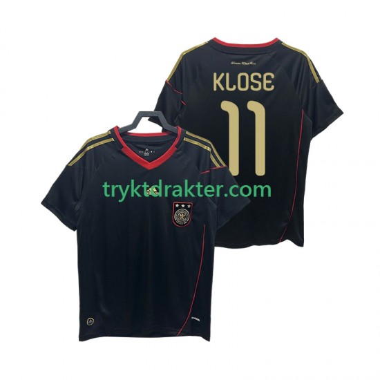 Herre Tyskland drakt KLOSE 11 Retro Borte 2010 Korte Ermer