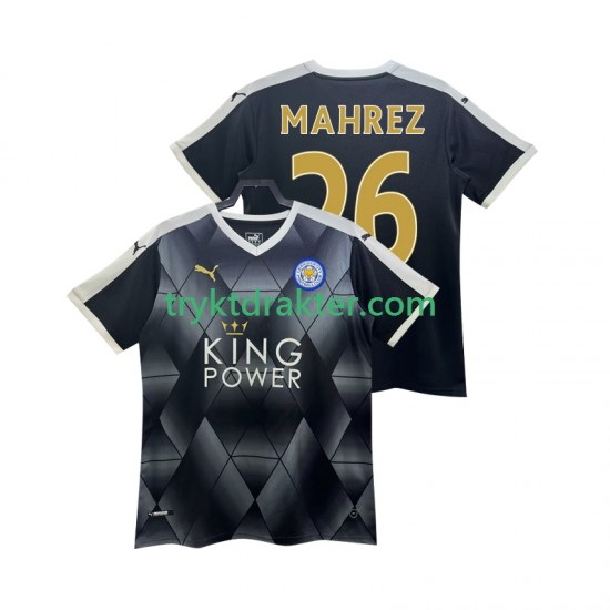 Herre Leicester City drakt MAHREZ 26 2014 2015 Retro Borte Korte Ermer