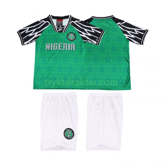 3-13 år Barn Nigeria drakt 1995 Retro Hjemme Korte Ermer
