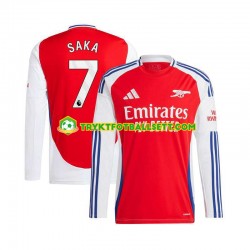 Herre Arsenal drakt Bukayo Saka 7 Hjemme 2024-2025 Rød Langermet Herre Arsenal drakt Bukayo Saka 7 Hjemme 2024-2025 Rød Langermet