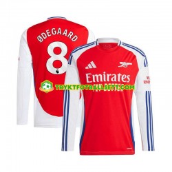 Herre Arsenal drakt Martin Odegaard 8 Hjemme 2024-2025 Rød Langermet Herre Arsenal drakt Martin Odegaard 8 Hjemme 2024-2025 Rød Langermet