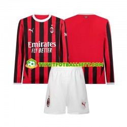 3-13 år Barn AC Milan drakt Hjemme 2024-2025 Langermet 3-13 år Barn AC Milan drakt Hjemme 2024-2025 Langermet