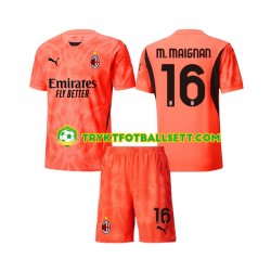 3-13 år Barn Keeper AC Milan drakt Mike Maignan 16 Fjerde 2024-2025 Korte Ermer 3-13 år Barn Keeper AC Milan drakt Mike Maignan 16 Fjerde 2024-2025 Korte Ermer