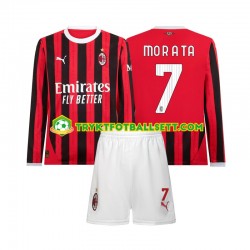 3-13 år Barn AC Milan drakt Morata 7 Hjemme 2024-2025 Langermet 3-13 år Barn AC Milan drakt Morata 7 Hjemme 2024-2025 Langermet