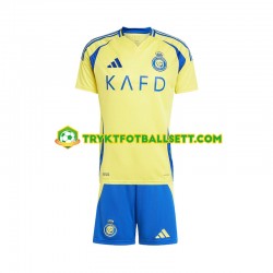 3-13 år Barn drakt Al Nassr Hjemme 2024-2025 Korte Ermer