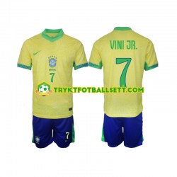 3-13 år Barn Brasil drakt VINI JR 7 Hjemme 2024 Korte Ermer 3-13 år Barn Brasil drakt VINI JR 7 Hjemme 2024 Korte Ermer