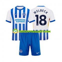 3-13 år Barn Brighton Hove Albion drakt WELBECK 18 Hjemme 2024-2025 Korte Ermer 3-13 år Barn Brighton Hove Albion drakt WELBECK 18 Hjemme 2024-2025 Korte Ermer