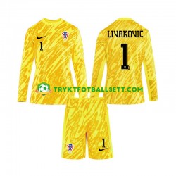 3-13 år Barn Keeper Kroatia drakt DOMINIK LIVAKOVIC 1 Hjemme Euro 2024 Langermet 3-13 år Barn Keeper Kroatia drakt DOMINIK LIVAKOVIC 1 Hjemme Euro 2024 Langermet