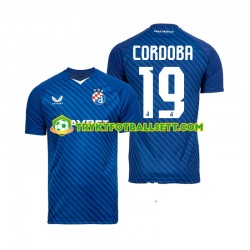 Herre Dinamo Zagreb drakt Juan Cordoba 19 Hjemme 2024-2025 Korte Ermer