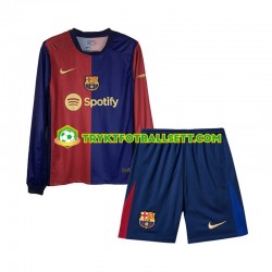 3-13 år Barn FC Barcelona drakt Hjemme 2024-2025 Langermet 3-13 år Barn FC Barcelona drakt Hjemme 2024-2025 Langermet