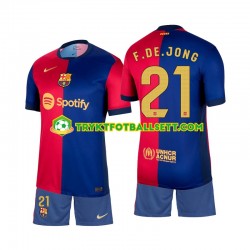 3-13 år Barn FC Barcelona drakt Frenkie de Jong 21 Hjemme 2024-2025 Korte Ermer 3-13 år Barn FC Barcelona drakt Frenkie de Jong 21 Hjemme 2024-2025 Korte Ermer