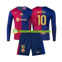 3-13 år Barn FC Barcelona drakt Lionel Messi 10 Hjemme 2024-2025 Langermet 3-13 år Barn FC Barcelona drakt Lionel Messi 10 Hjemme 2024-2025 Langermet
