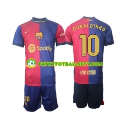 3-13 år Barn FC Barcelona drakt Ronaldinho 10 Hjemme 2024-2025 Langermet 3-13 år Barn FC Barcelona drakt Ronaldinho 10 Hjemme 2024-2025 Langermet