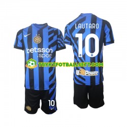 3-13 år Barn Inter Milan drakt Lautaro 10 Hjemme 2024-2025 Korte Ermer