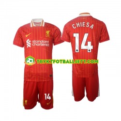 3-13 år Barn Liverpool drakt Chiesa 14 Hjemme 2024-2025 Korte Ermer 3-13 år Barn Liverpool drakt Chiesa 14 Hjemme 2024-2025 Korte Ermer