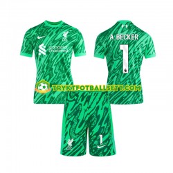 3-13 år Barn Keeper Liverpool drakt Alisson Becker 1 Borte 2024-2025 Korte Ermer 3-13 år Barn Keeper Liverpool drakt Alisson Becker 1 Borte 2024-2025 Korte Ermer