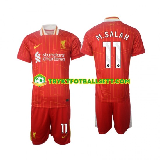 3-13 år Barn Liverpool drakt M.Salah 11 Hjemme 2024-2025 Korte Ermer