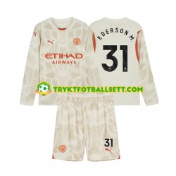 3-13 år Barn Keeper Manchester City drakt Ederson Moraes 31 Tredje 2024-2025 Langermet 3-13 år Barn Keeper Manchester City drakt Ederson Moraes 31 Tredje 2024-2025 Langermet